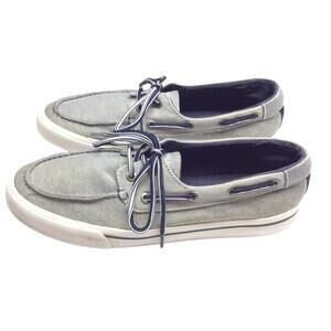 Tommy Hilfiger Gray Topsiders Boat Shoes Men’s 8.5